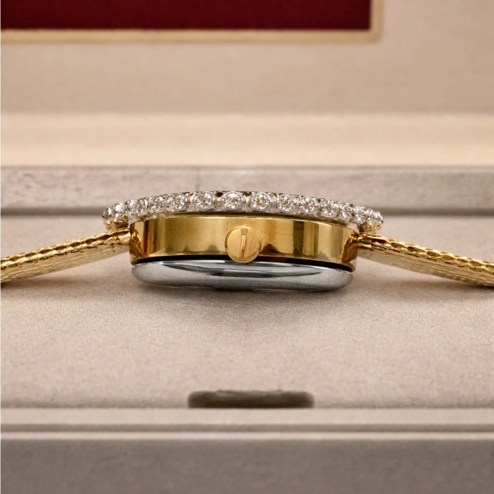 Deauville Gold-Tone Crystal Ladies Watch - Picture 5 of 10